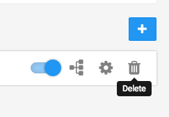 click the trash can icon on your consolidator to delete it