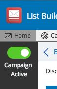 Click "Save" at the bottom and then toggle the campaign to "Active".