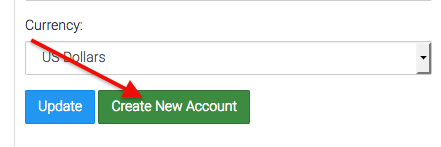 Click create new account under the settings tab.