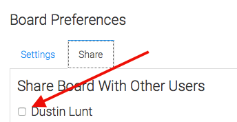 Mark the checkbox next to each user that you want to share a dashboard with.