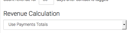 Next, determine how you want to calculate your revenue.