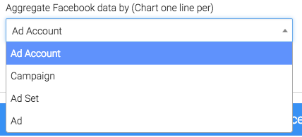 Data aggregation options.