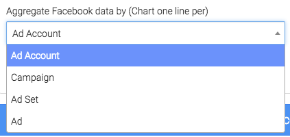 choose which value to aggregate the data by