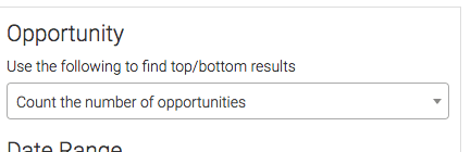 Count the number of opportunities selected.