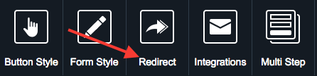 Now click on Redirect at the top