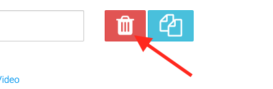to delete click the red trash can icon in the settings of the report