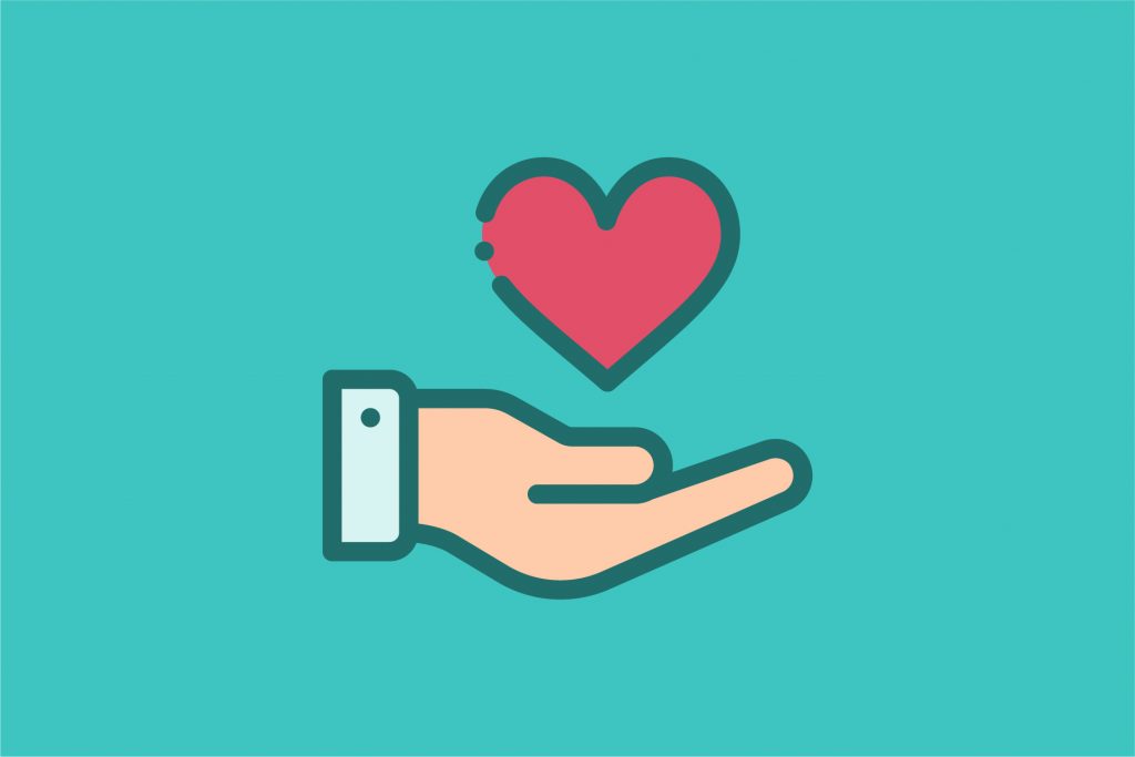 customer retention heart