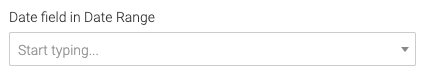 field for date range custom field